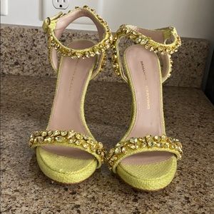 Ermanno Scervino Swarovski crystal sandal